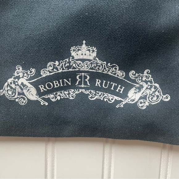 Robin Ruth Crossbody Bag Purse California Blue Floral NWT Small Canvas statement - Picture 4 of 8